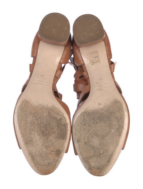 Miu Miu Leather Gladiator Sandals