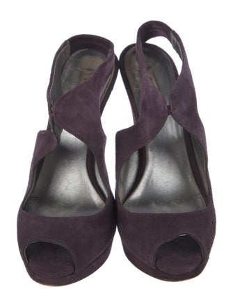 Miu Miu Suede Slingback Pumps