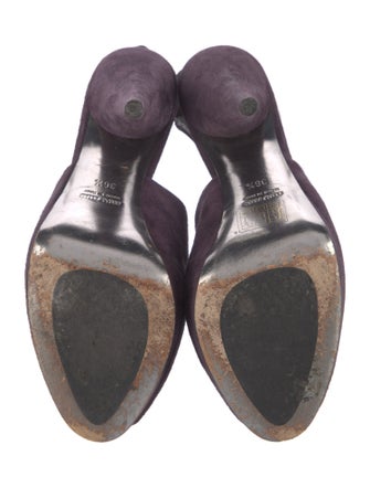 Miu Miu Suede Slingback Pumps