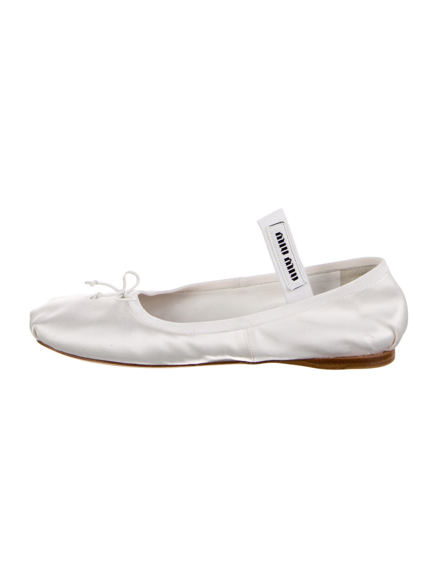Miu Miu Satin Ballet Flats