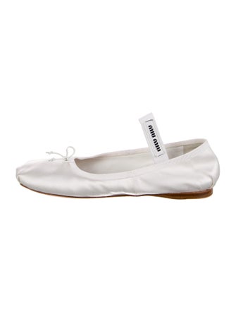 Miu Miu Satin Ballet Flats