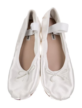Miu Miu Satin Ballet Flats