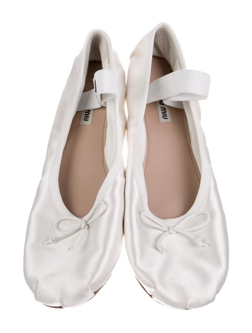 Miu Miu Satin Ballet Flats