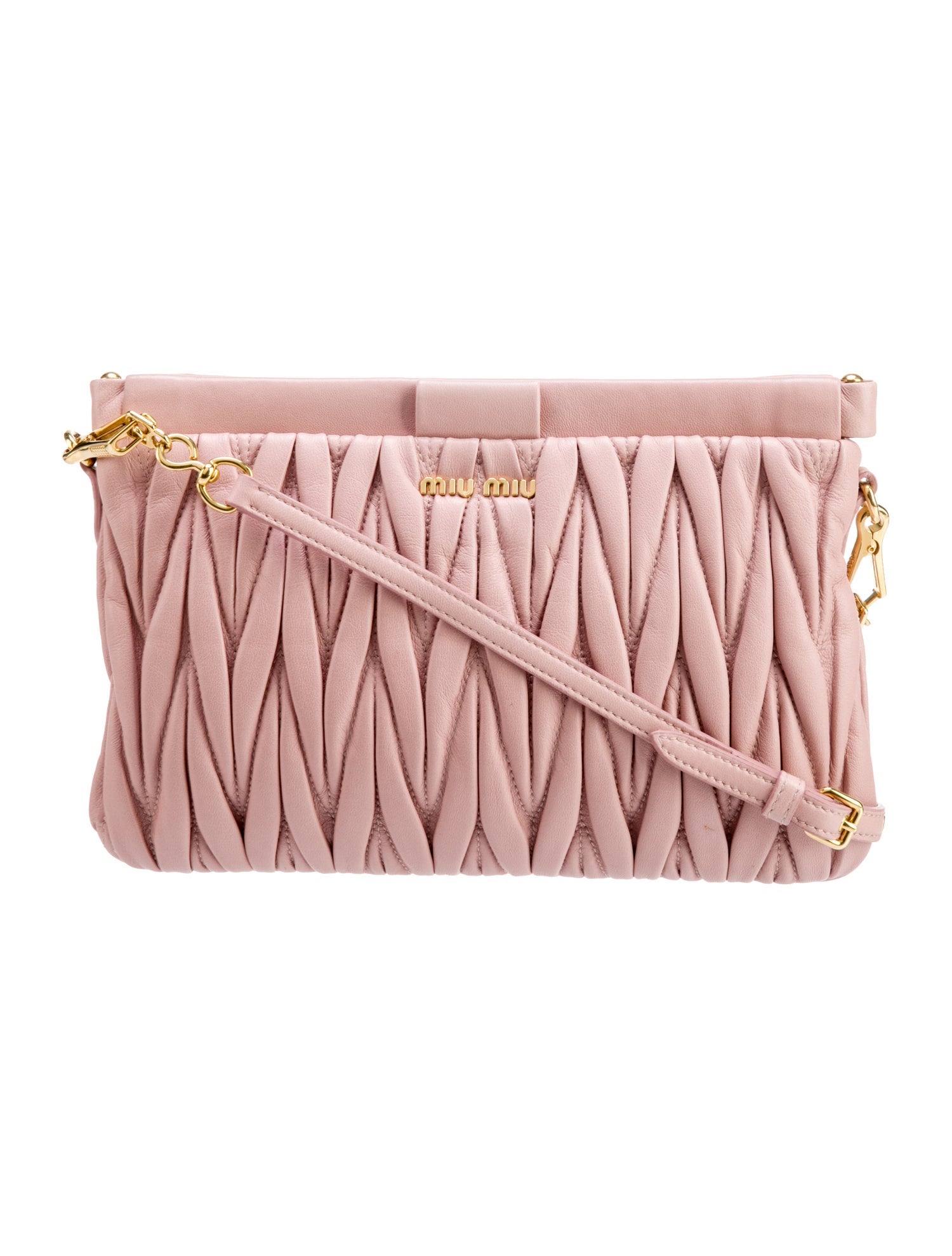 Miu Miu Leather Crossbody Bag