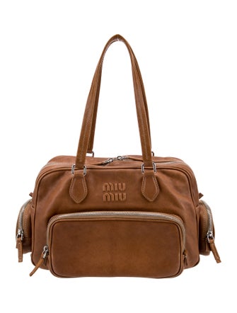 Miu Miu Leather Nappa Bauletto