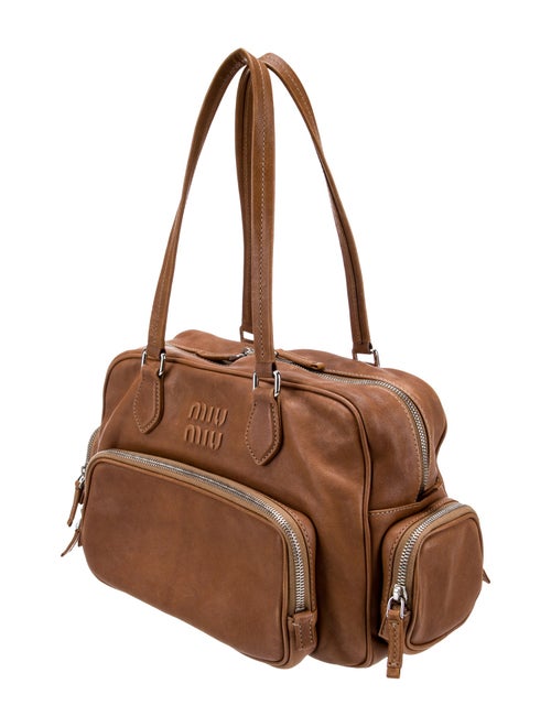 Miu Miu Leather Nappa Bauletto