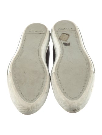 Miu Miu Leather Sneakers
