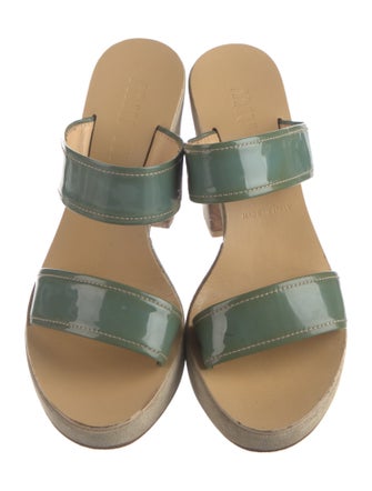 Miu Miu Patent Leather Slides