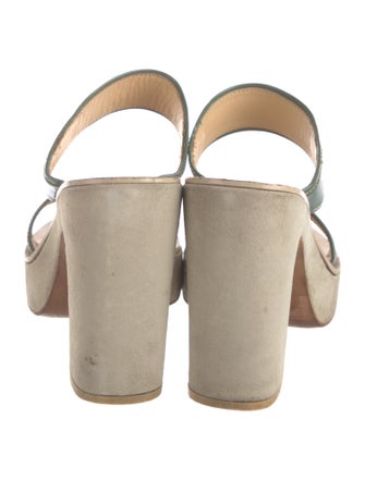 Miu Miu Patent Leather Slides