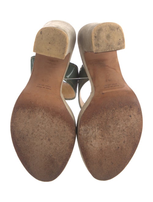 Miu Miu Patent Leather Slides