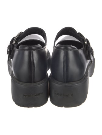Miu Miu Leather Mary Jane Flats