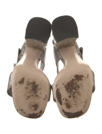 Miu Miu Leather Sandals