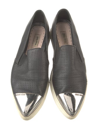 Miu Miu Leather Sneakers