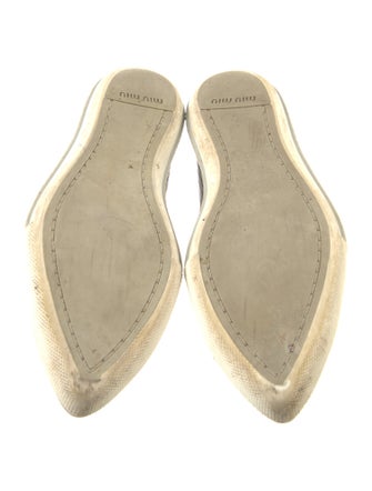 Miu Miu Leather Sneakers