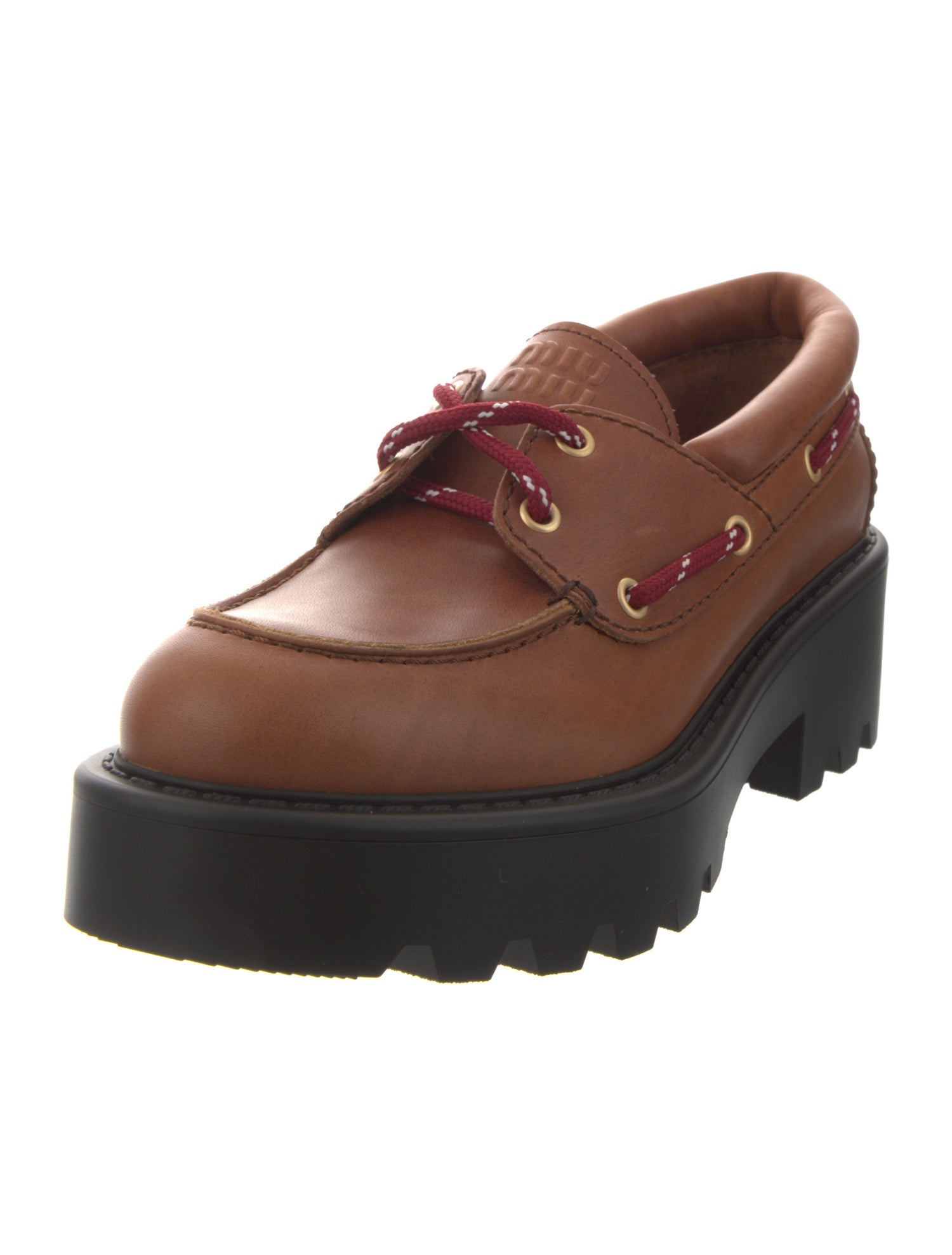 Miu Miu Leather Loafers