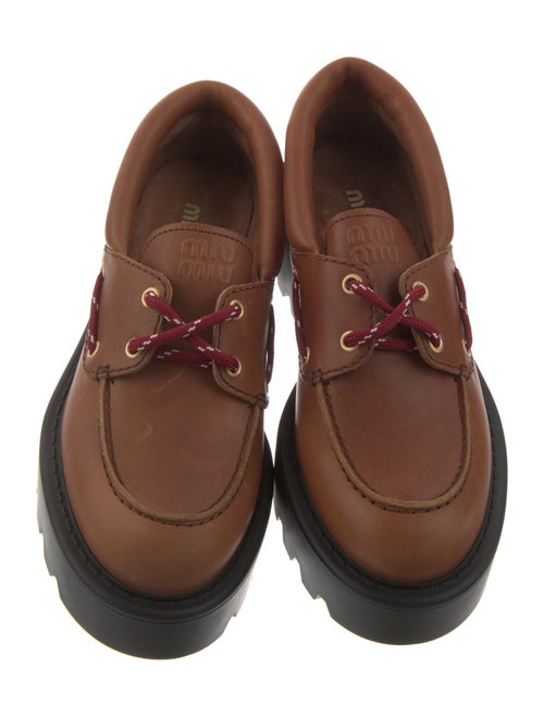 Miu Miu Leather Loafers