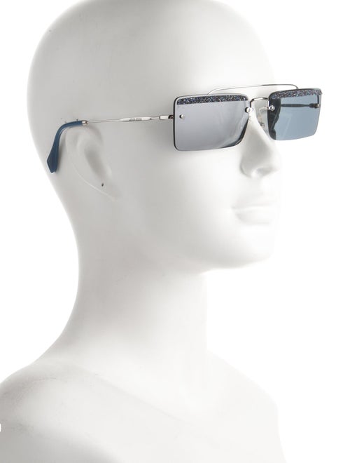 Miu Miu Square Mirrored Sunglasses