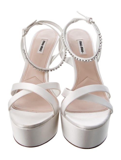 Miu Miu Satin Sandals