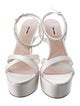 Miu Miu Satin Sandals