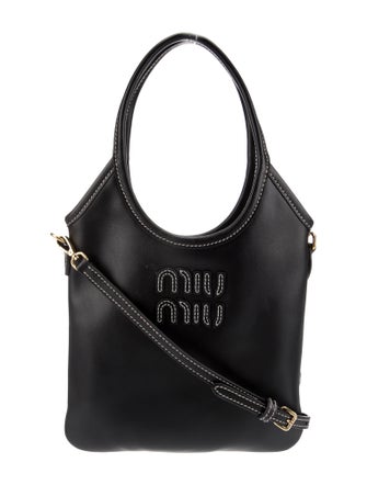 Miu Miu Leather Top Handle Bag