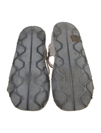 Miu Miu Leather Crystal Embellishments Gladiator Sandals