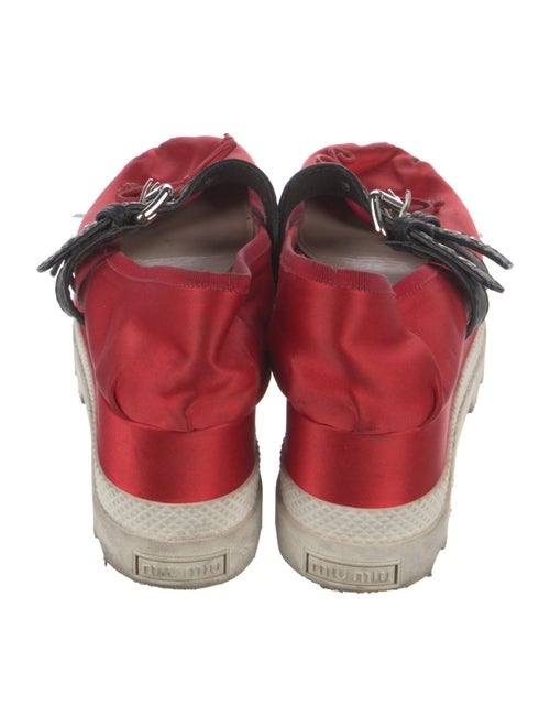 Miu Miu Satin Mary Jane Flats