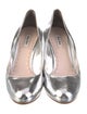 Miu Miu Patent Leather Glitter Accents Pumps