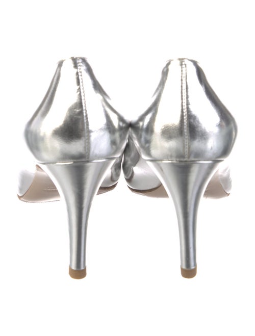 Miu Miu Patent Leather Glitter Accents Pumps