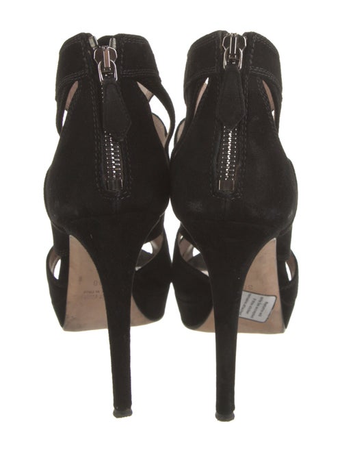 Miu Miu Suede Cutout Accent Pumps