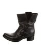 Miu Miu Leather Moto Boots