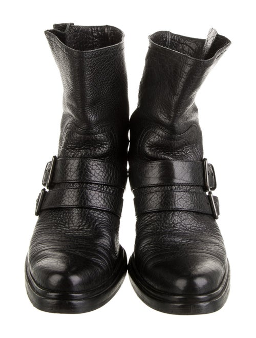 Miu Miu Leather Moto Boots