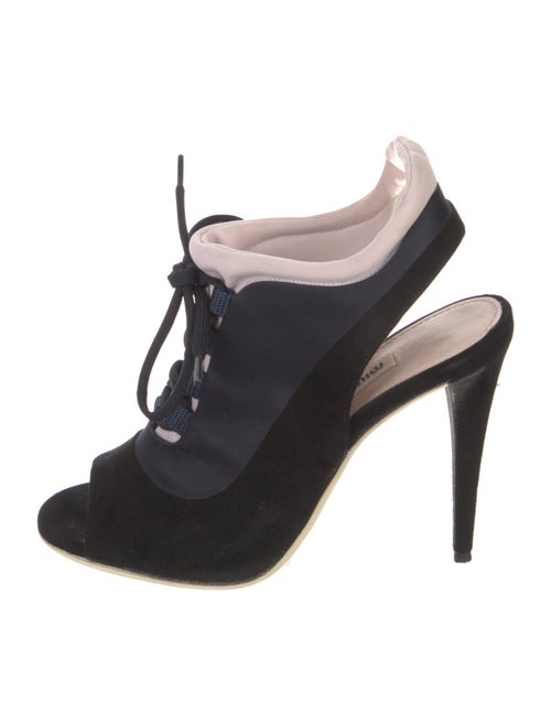 Miu Miu Suede Slingback Sandals