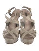 Miu Miu Leather Slingback Sandals
