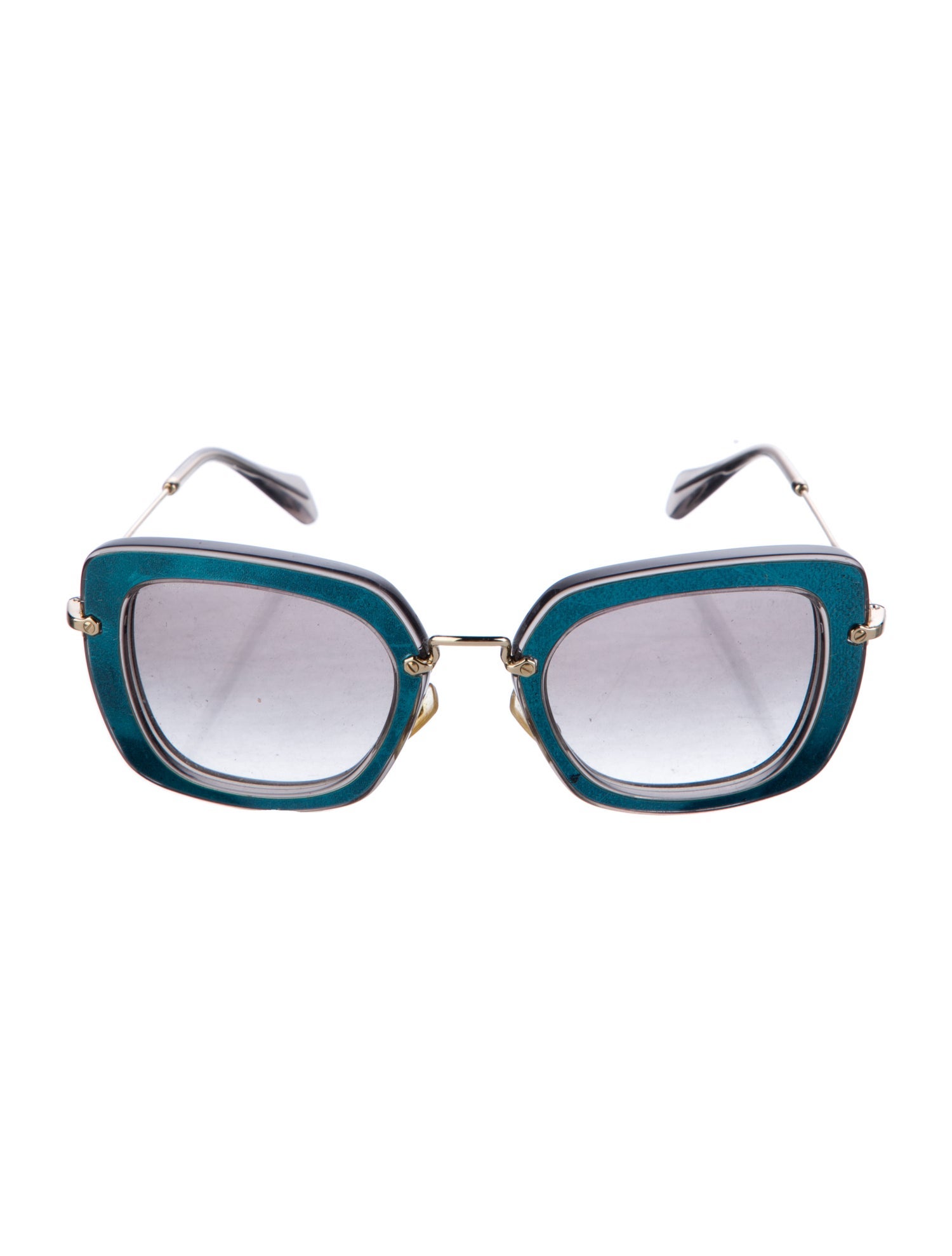 Miu Miu Square Gradient Sunglasses
