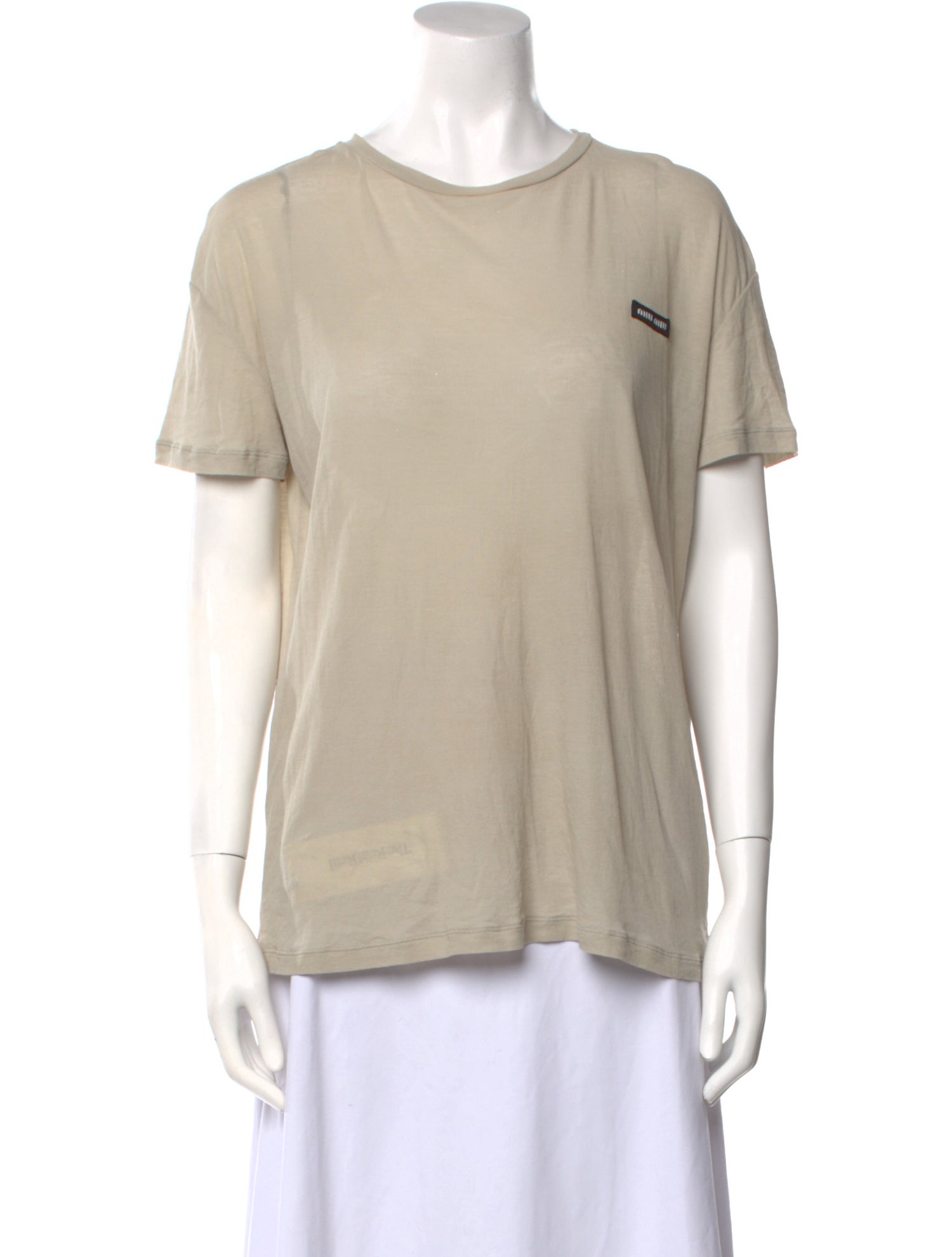 Miu Miu 2023 Crew Neck T-Shirt