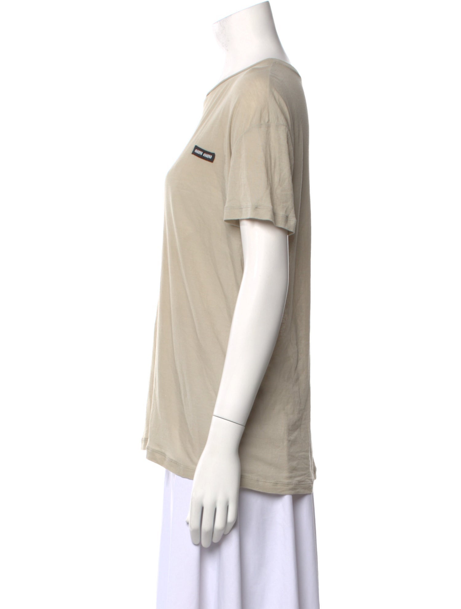 Miu Miu 2023 Crew Neck T-Shirt