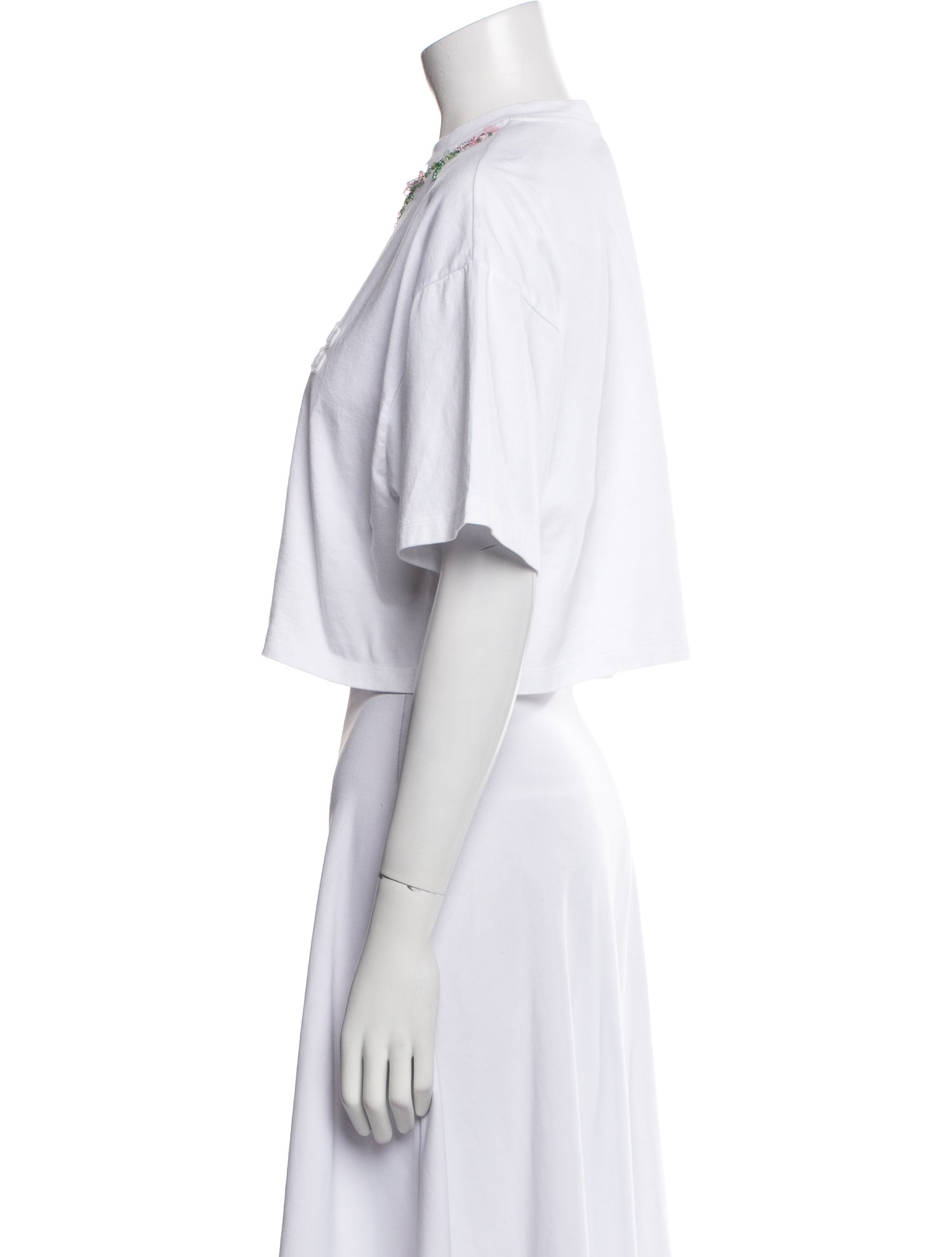 Miu Miu 2022 Printed Crop Top