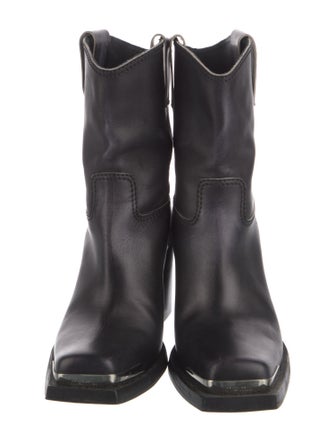 Miu Miu Leather Western Boots