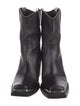 Miu Miu Leather Western Boots