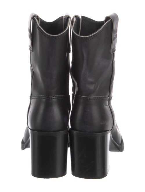 Miu Miu Leather Western Boots