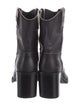 Miu Miu Leather Western Boots