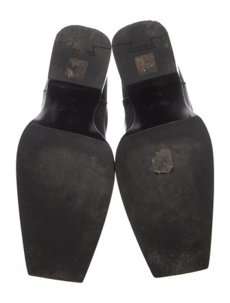 Miu Miu Leather Western Boots