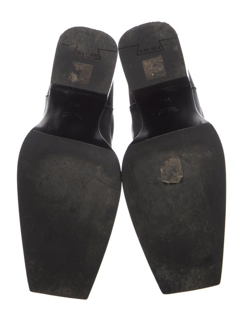 Miu Miu Leather Western Boots
