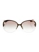 Miu Miu Oversize Gradient Sunglasses