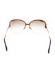 Miu Miu Oversize Gradient Sunglasses
