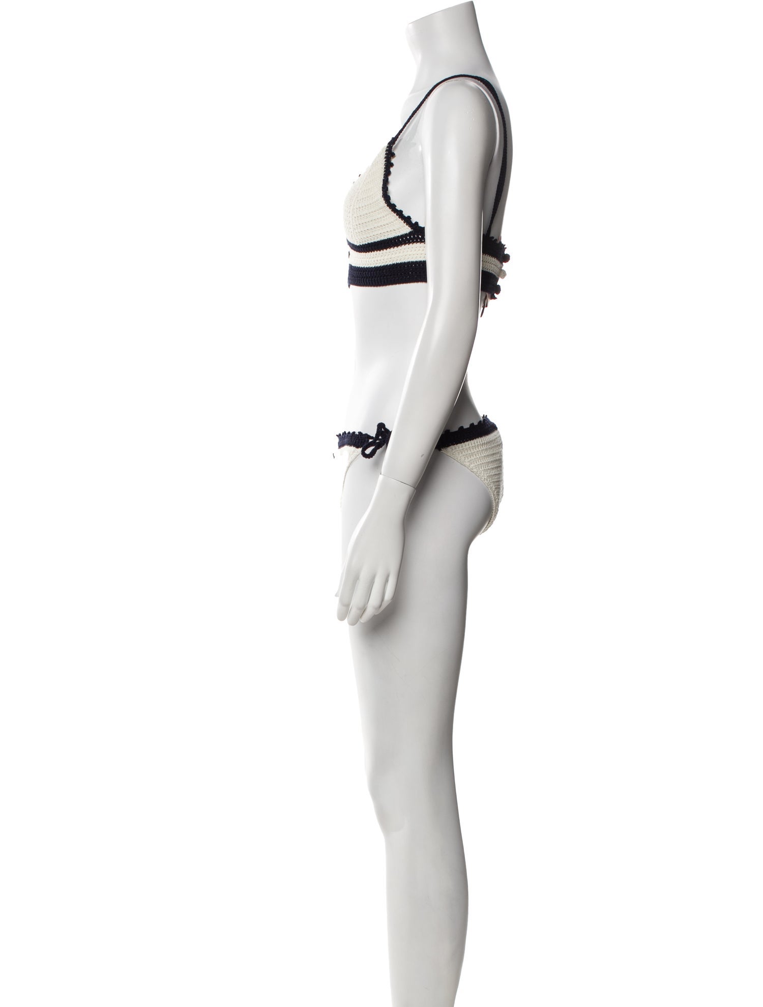 Miu Miu 2024 Colorblock Pattern Bikini