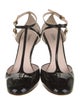 Miu Miu Patent Leather T-Strap Pumps