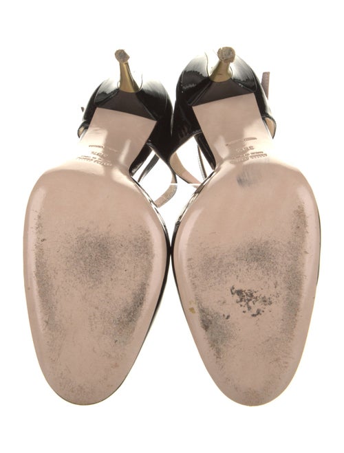 Miu Miu Patent Leather T-Strap Pumps