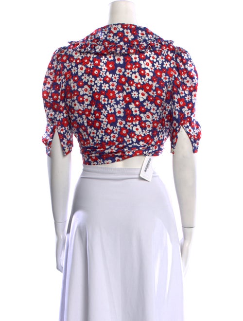 Miu Miu 2021 Silk Crop Top