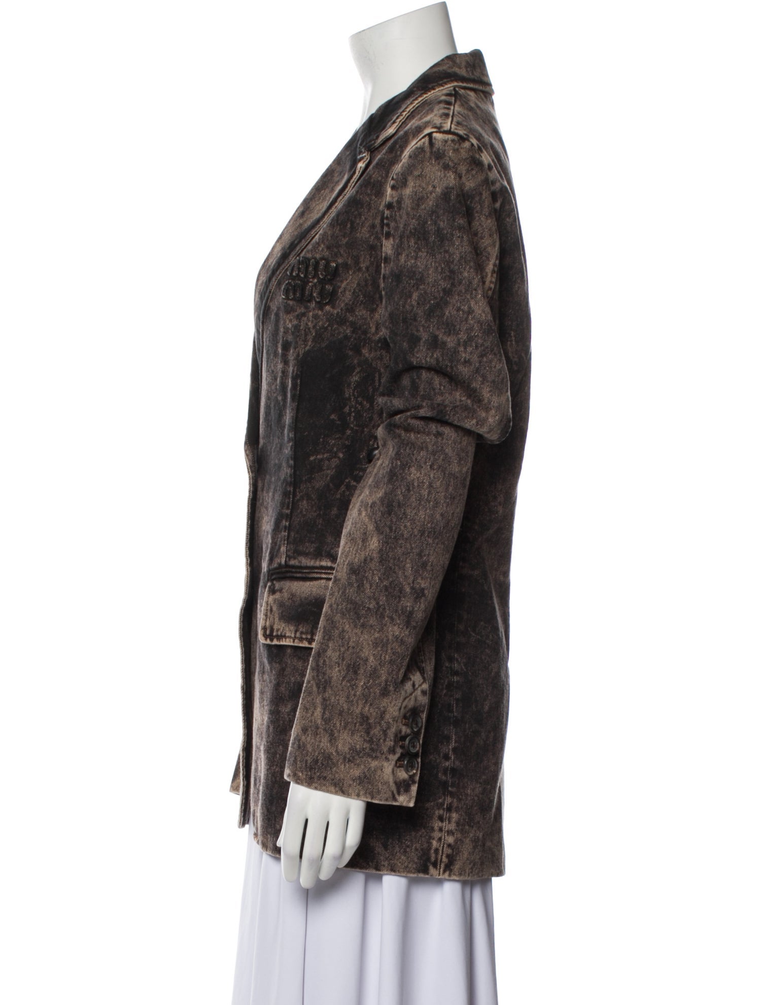 Miu Miu 2023 Printed Blazer